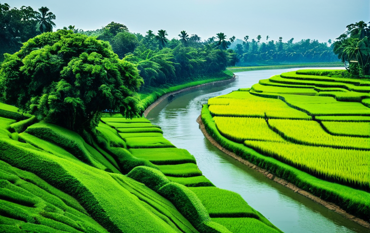 행복을 위한 유튜브 채널 추천 - **Bengali Comedy Scene:** A vibrant and humorous scene depicting everyday life in a Bengali village....