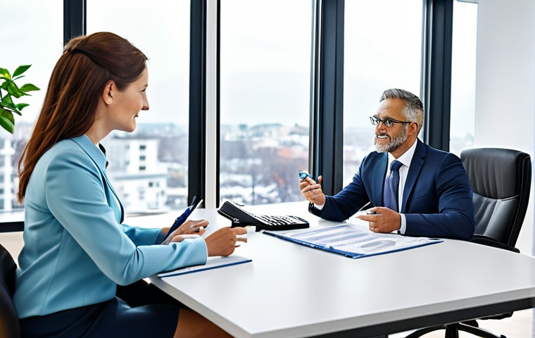 행복한 사람들의 경제적 관리 - "A professional woman in a modest sari, calculating a budget at a desk covered in financial document...